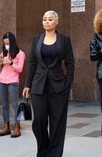 BLAC CHYNA Leaves a Court in Los Angeles 04/25/2022