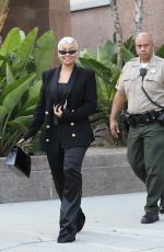 BLAC CHYNA Leaves Court in Los Angeles 04/20/2022