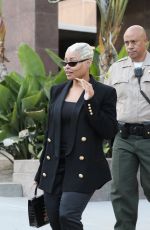 BLAC CHYNA Leaves Court in Los Angeles 04/20/2022
