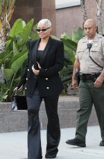 BLAC CHYNA Leaves Court in Los Angeles 04/20/2022