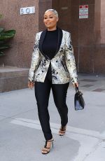BLAC CHYNA Leaves Court in Los Angeles 04/26/2022