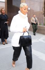 BLAC CHYNA Leaves Court in Los Angeles 04/27/2022