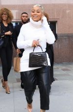 BLAC CHYNA Leaves Court in Los Angeles 04/27/2022