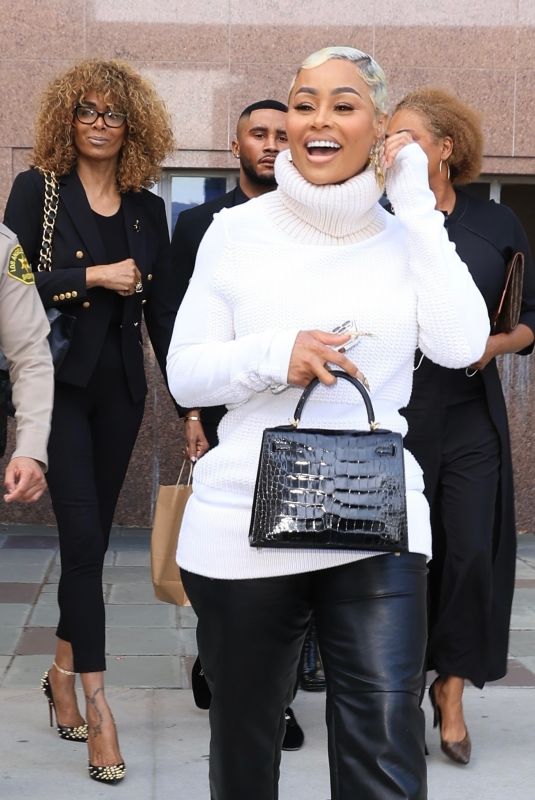 BLAC CHYNA Leaves Court in Los Angeles 04/27/2022