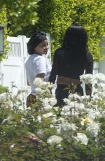 BLAC CHYNA Out with Friends Day Before Her Trial Against Kardashians in Los Angeles 04/17/2022