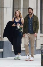 BLAKE LIVELY and  Ryan Reynolds Out in New York 04/05/2022