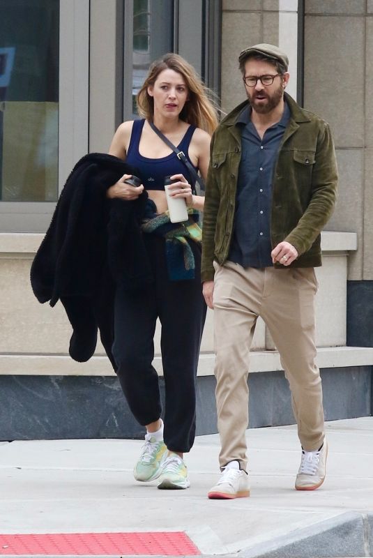 BLAKE LIVELY and  Ryan Reynolds Out in New York 04/05/2022