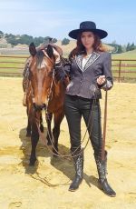 BLANCA BLANCO at Horseback Riding Lessons in Los Angeles 04/02/2022