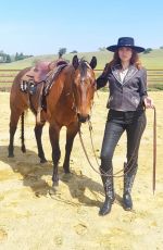 BLANCA BLANCO at Horseback Riding Lessons in Los Angeles 04/02/2022