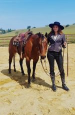 BLANCA BLANCO at Horseback Riding Lessons in Los Angeles 04/02/2022