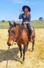 BLANCA BLANCO at Horseback Riding Lessons in Los Angeles 04/02/2022