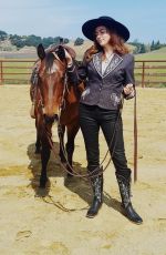 BLANCA BLANCO at Horseback Riding Lessons in Los Angeles 04/02/2022