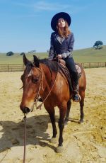 BLANCA BLANCO at Horseback Riding Lessons in Los Angeles 04/02/2022