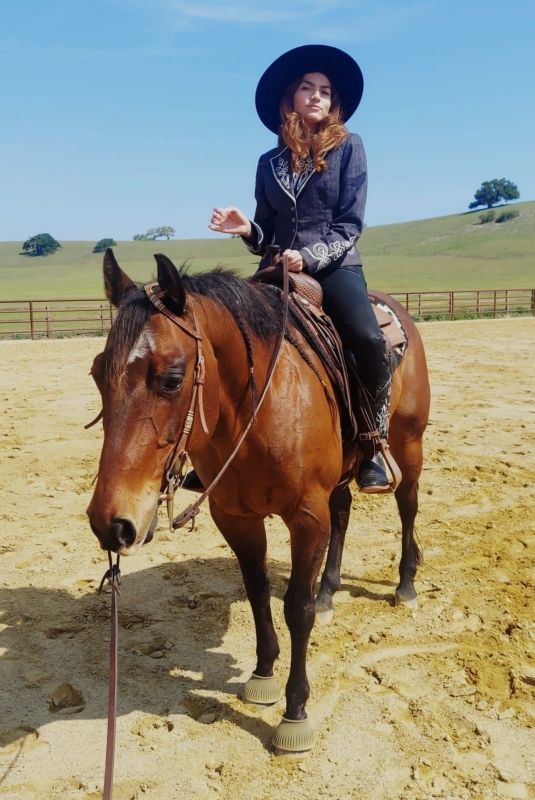 BLANCA BLANCO at Horseback Riding Lessons in Los Angeles 04/02/2022