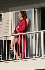 BLANCA BLANCO with a New Mystery Man on Her Hotel Balcony in Washignton 04/29/2022
