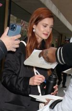 BONNIE WRIGHT Arrives at Today Show to Promotes Her New Book Go Gently 04/09/2022