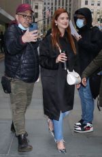 BONNIE WRIGHT Arrives at Today Show to Promotes Her New Book Go Gently 04/09/2022