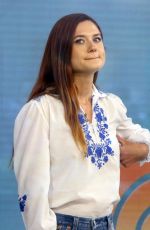 BONNIE WRIGHT at Today Show Promotes Her New Book Go Gently: Actionable Steps to Nurture Yourself and the Planet 04/19/2022