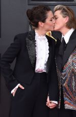BRANDI MARIE and CATHERINE CARLILE at 64th Annual Grammy Awards in Las Vegas 04/03/2022