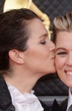BRANDI MARIE and CATHERINE CARLILE at 64th Annual Grammy Awards in Las Vegas 04/03/2022