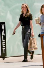 BRIE LARSON Shopping for Organic Groceries at Erewhon in Los Angeles 04/26/2022