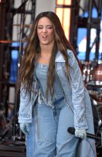 CAMILA CABELLO Performs at Today Citi Concert Series at Today Plaza in New York 04/12/2022