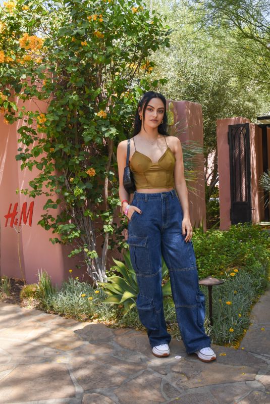 CAMILA MENDES at H&M Hotel Poolside Soiree in Indian Wells 04/16/2022