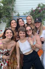 CAMILA MENDES, LILI REINHART and VANESSA MORGAN - Nylon Coachella Photo Diary, April 2022