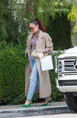 CARA SANTANA Arrives at San Vicente Bungalows in West Hollywood 04/01/2022