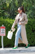 CARA SANTANA Arrives at San Vicente Bungalows in West Hollywood 04/01/2022