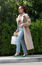 CARA SANTANA Arrives at San Vicente Bungalows in West Hollywood 04/01/2022