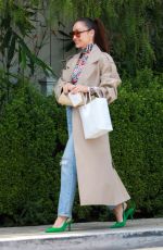 CARA SANTANA Arrives at San Vicente Bungalows in West Hollywood 04/01/2022