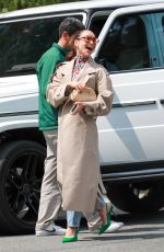 CARA SANTANA Arrives at San Vicente Bungalows in West Hollywood 04/01/2022