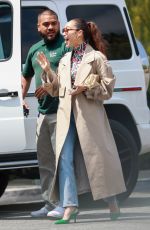 CARA SANTANA Arrives at San Vicente Bungalows in West Hollywood 04/01/2022