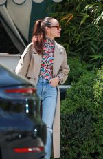 CARA SANTANA Arrives at San Vicente Bungalows in West Hollywood 04/01/2022