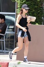 CARA SANTANA in Denim Shorts and Converse Trainers Out in Palm Desert 04/25/2022