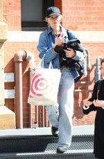 CAREY MULLIGAN in Double Denim Out in New York 04/01/2022