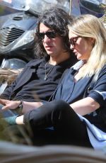 CAROLINA CRSCENTINI and Francesco Motta Out in Rome 04/25/2022
