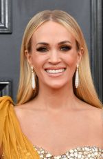 CARRIE UNDERWOOD at 64th Annual Grammy Awards in Las Vegas 04/03/2022
