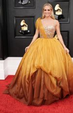 CARRIE UNDERWOOD at 64th Annual Grammy Awards in Las Vegas 04/03/2022