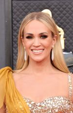 CARRIE UNDERWOOD at 64th Annual Grammy Awards in Las Vegas 04/03/2022