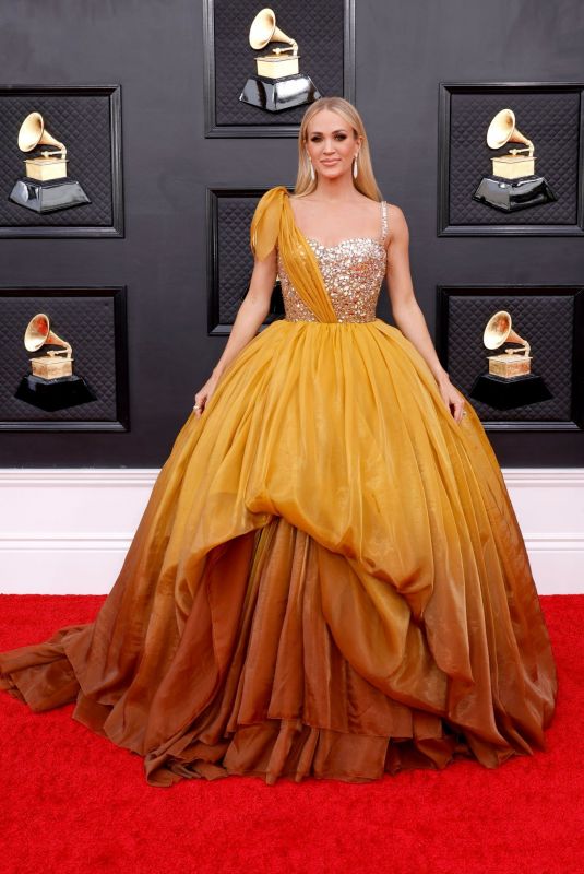 CARRIE UNDERWOOD at 64th Annual Grammy Awards in Las Vegas 04/03/2022