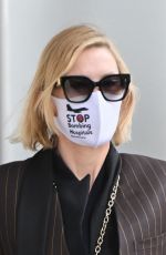 CATE BLANCHETT at JFK Airport in New York 04/25/2022