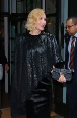 CATE BLANCHETT Leaves Her Hotel in New York 04/25/2022