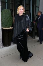 CATE BLANCHETT Leaves Her Hotel in New York 04/25/2022
