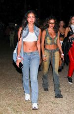 CHANTEL JEFFRIES and CINDY KIMBERLY at Coachella in Indio 04/17/2022