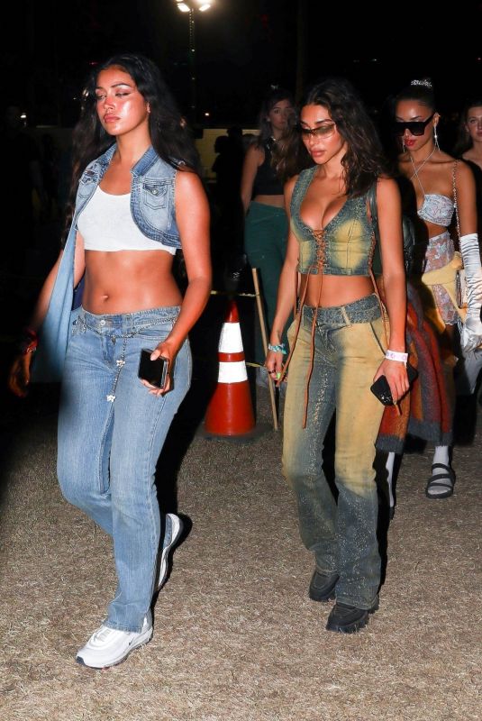 CHANTEL JEFFRIES and CINDY KIMBERLY at Coachella in Indio 04/17/2022