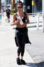 CHANTEL JEFFRIES Leaves Pilates Class in West Hollywood 0405/2022