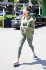 CHANTEL JEFFRIES Out After Workout in Los Angeles 03/28/2022