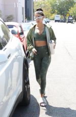 CHANTEL JEFFRIES Out After Workout in Los Angeles 03/28/2022